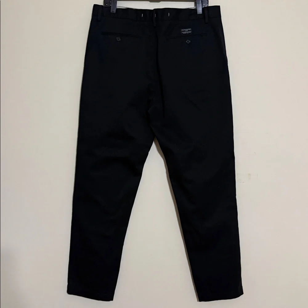Banana Republic Men's black chino Pants tapered 36X32 casual office grandpa Y2K